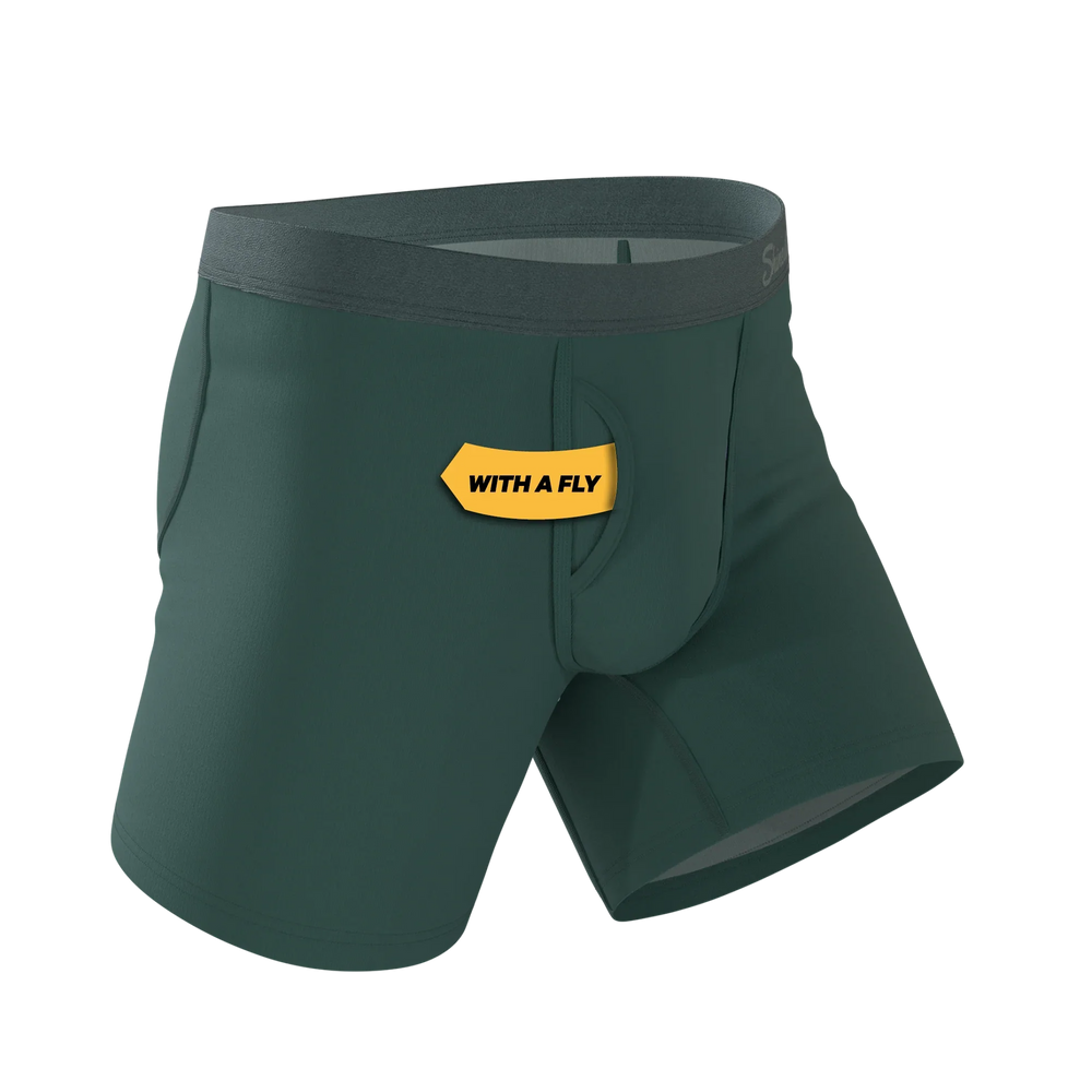 The Alloy | Dark Teal Ball Hammock® Pouch Underwear With Fly - Shinesty - Flyclothing LLC