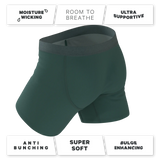The Alloy | Dark Teal Ball Hammock® Pouch Underwear - Shinesty - Flyclothing LLC