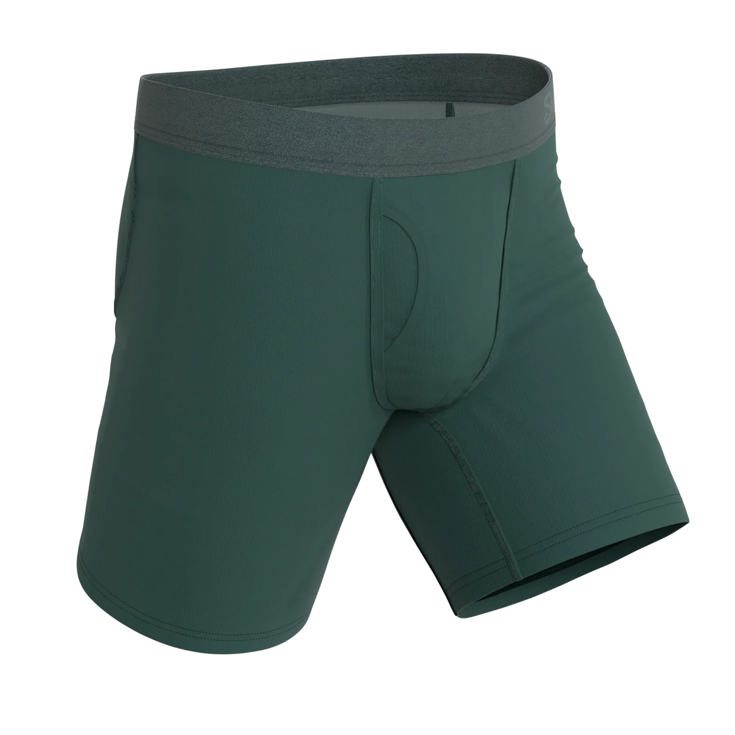 The Alloy | Dark Teal Long Leg Ball Hammock® Pouch Underwear With Fly - Shinesty - Flyclothing LLC