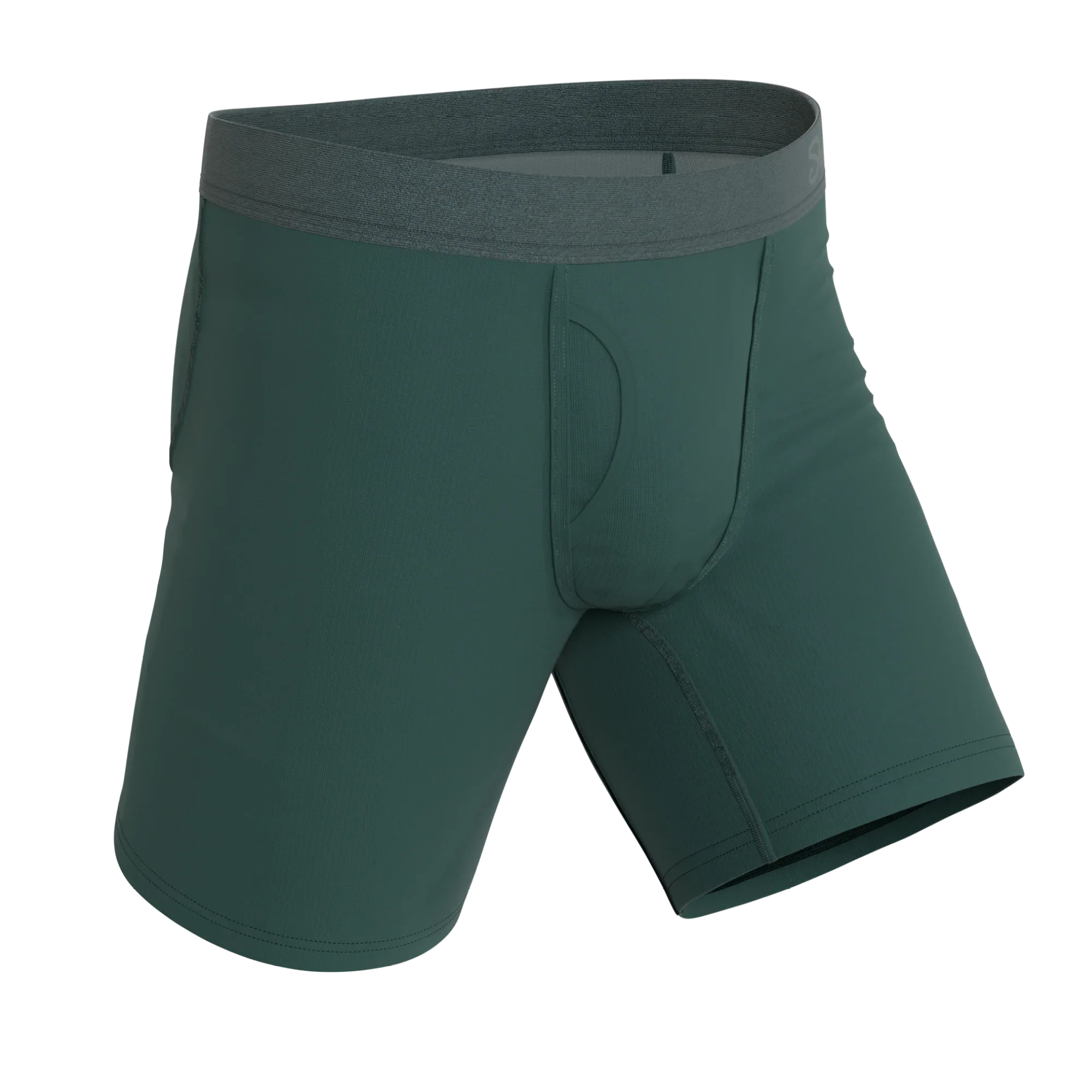 The Alloy | Dark Teal Long Leg Ball Hammock® Pouch Underwear With Fly - Shinesty - Flyclothing LLC