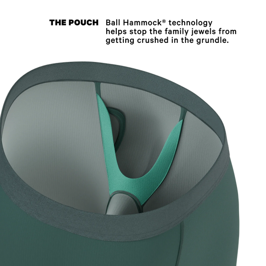 The Alloy | Dark Teal Long Leg Ball Hammock® Pouch Underwear With Fly - Shinesty - Flyclothing LLC