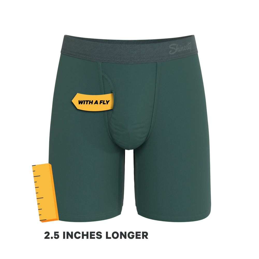 The Alloy | Dark Teal Long Leg Ball Hammock® Pouch Underwear With Fly - Shinesty - Flyclothing LLC