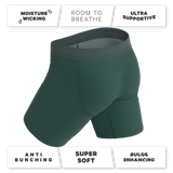 The Alloy | Dark Teal Long Leg Ball Hammock® Pouch Underwear With Fly - Shinesty - Flyclothing LLC