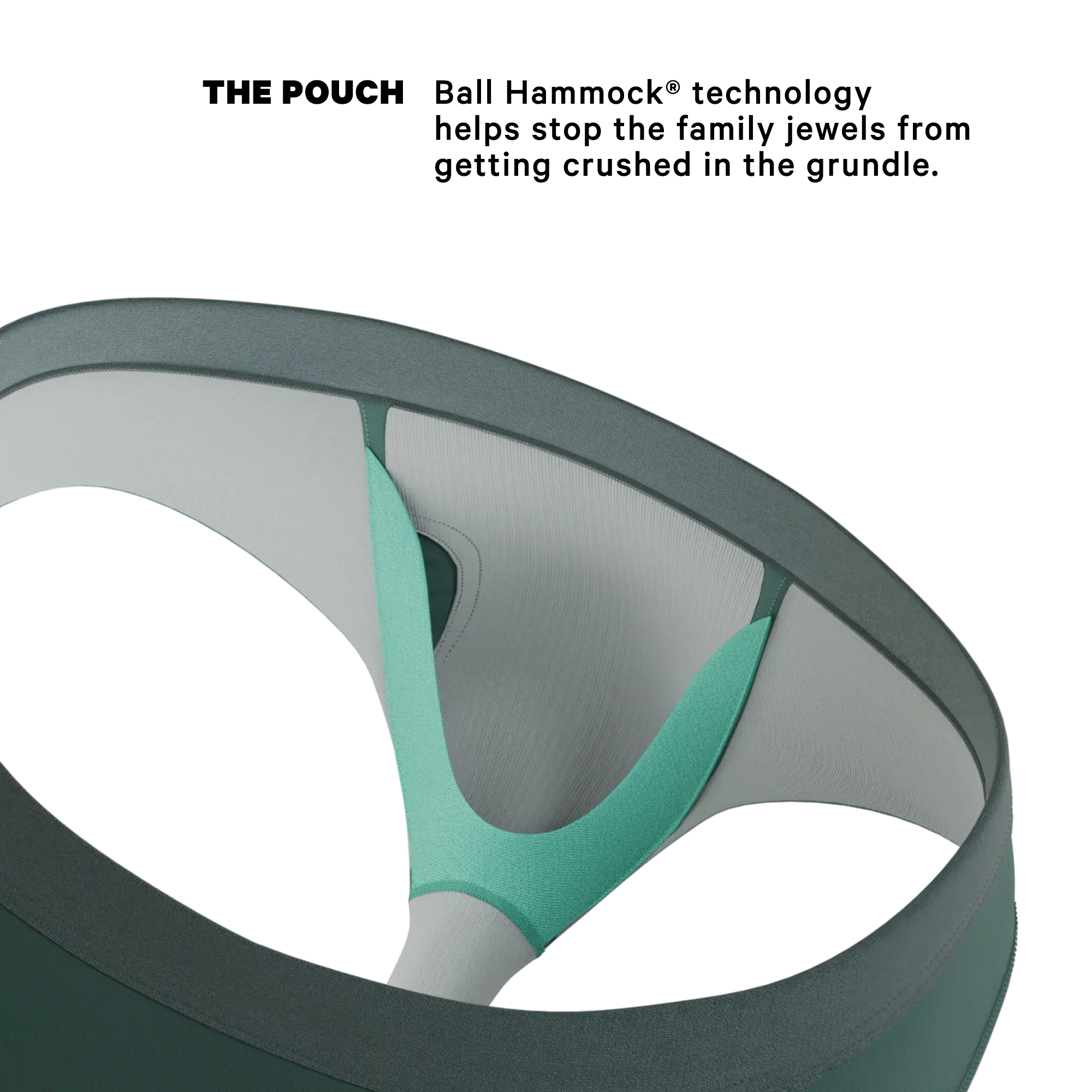 The Alloy | Dark Teal Ball Hammock® Pouch Underwear Briefs - Shinesty - Flyclothing LLC