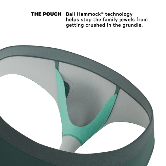 The Alloy | Dark Teal Ball Hammock® Pouch Underwear Briefs - Shinesty - Flyclothing LLC