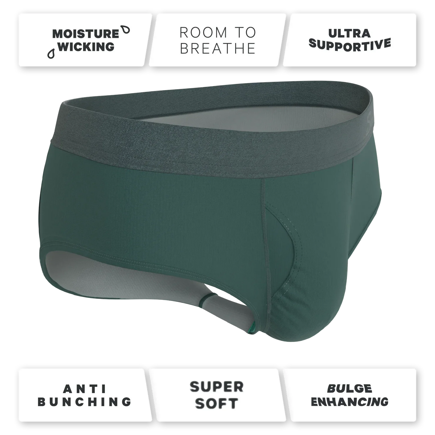 The Alloy | Dark Teal Ball Hammock® Pouch Underwear Briefs - Shinesty - Flyclothing LLC