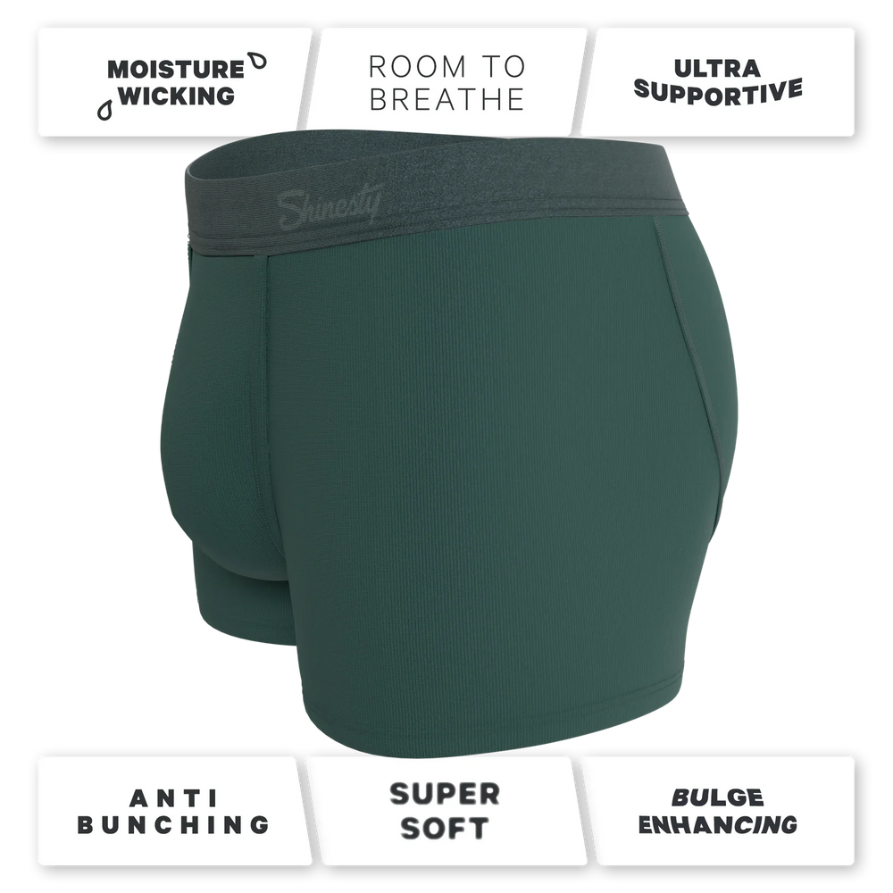 The Alloy | Dark Teal Ball Hammock® Pouch Trunks Underwear - Shinesty - Flyclothing LLC