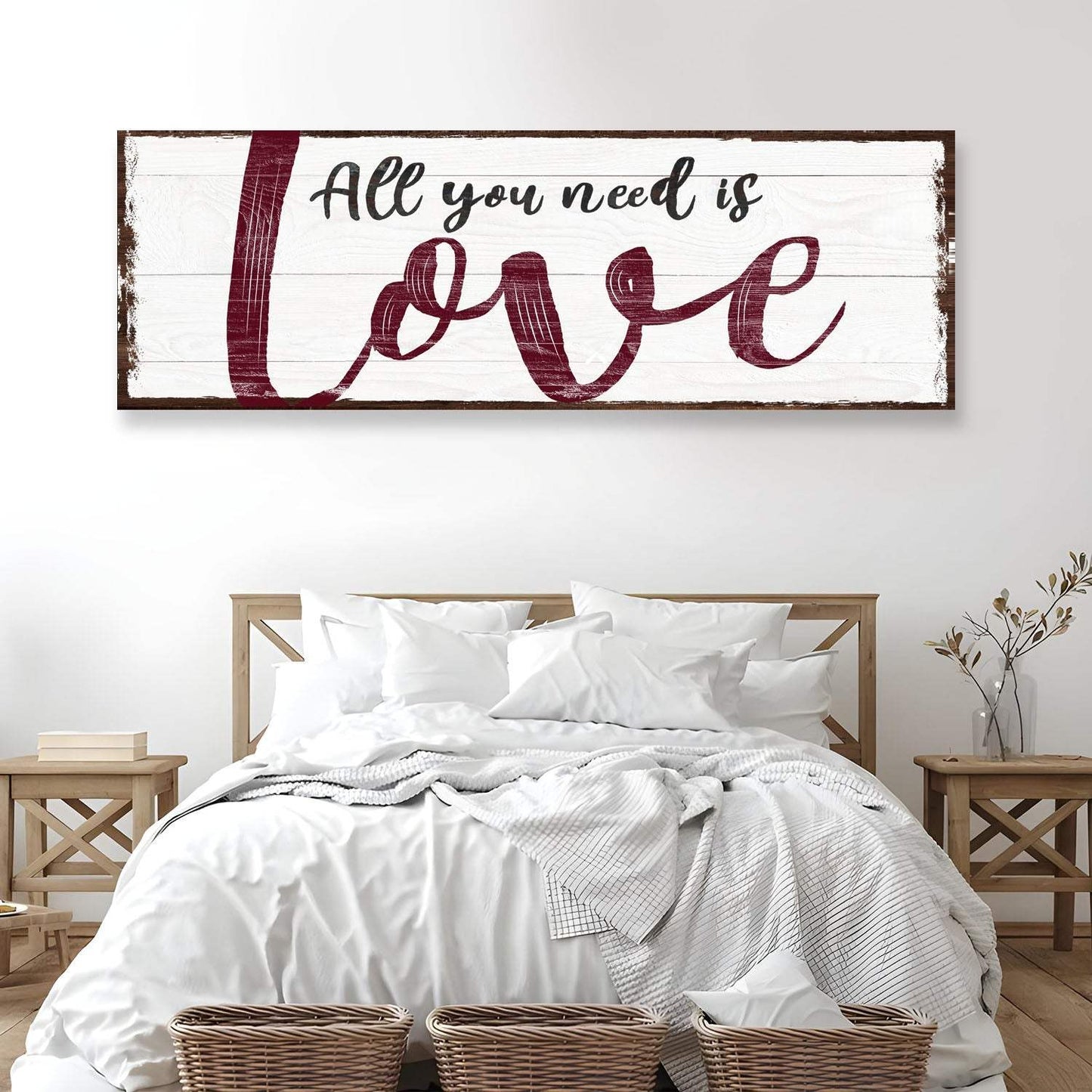 All You Need Is Love Sign - Tailored Canvases - Flyclothing LLC