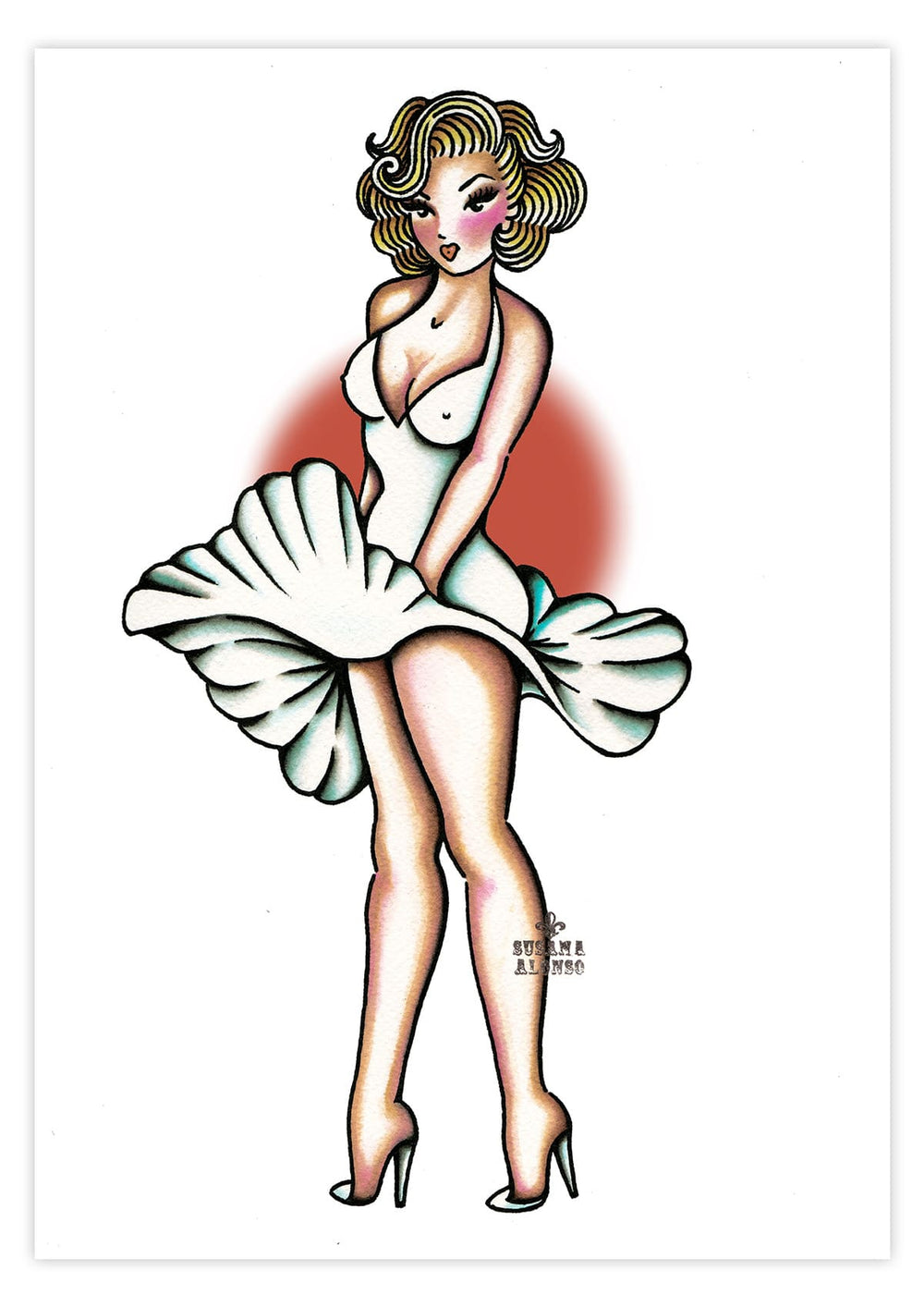 Black Market Art Company Alonso& Marilyn Print