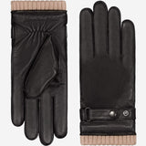 Alonzo (black) - Italian lambskin leather gloves with cashmere lining & touchscreen feature - Leather Gloves Online - Flyclothing LLC