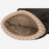 Alonzo (black) - Italian lambskin leather gloves with cashmere lining & touchscreen feature - Leather Gloves Online - Flyclothing LLC