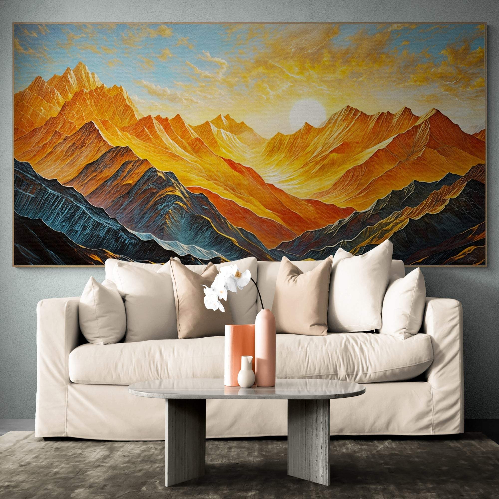 Canvas Print: "Alpenglow Majesty" - Tailored Canvases - Flyclothing LLC