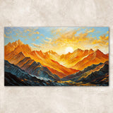 Canvas Print: "Alpenglow Majesty" - Tailored Canvases - Flyclothing LLC