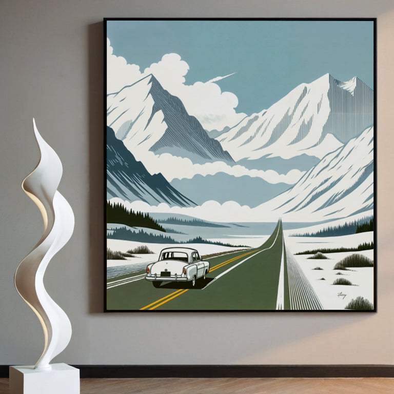 Canvas Print: "Alpine Journey" - Tailored Canvases - Flyclothing LLC