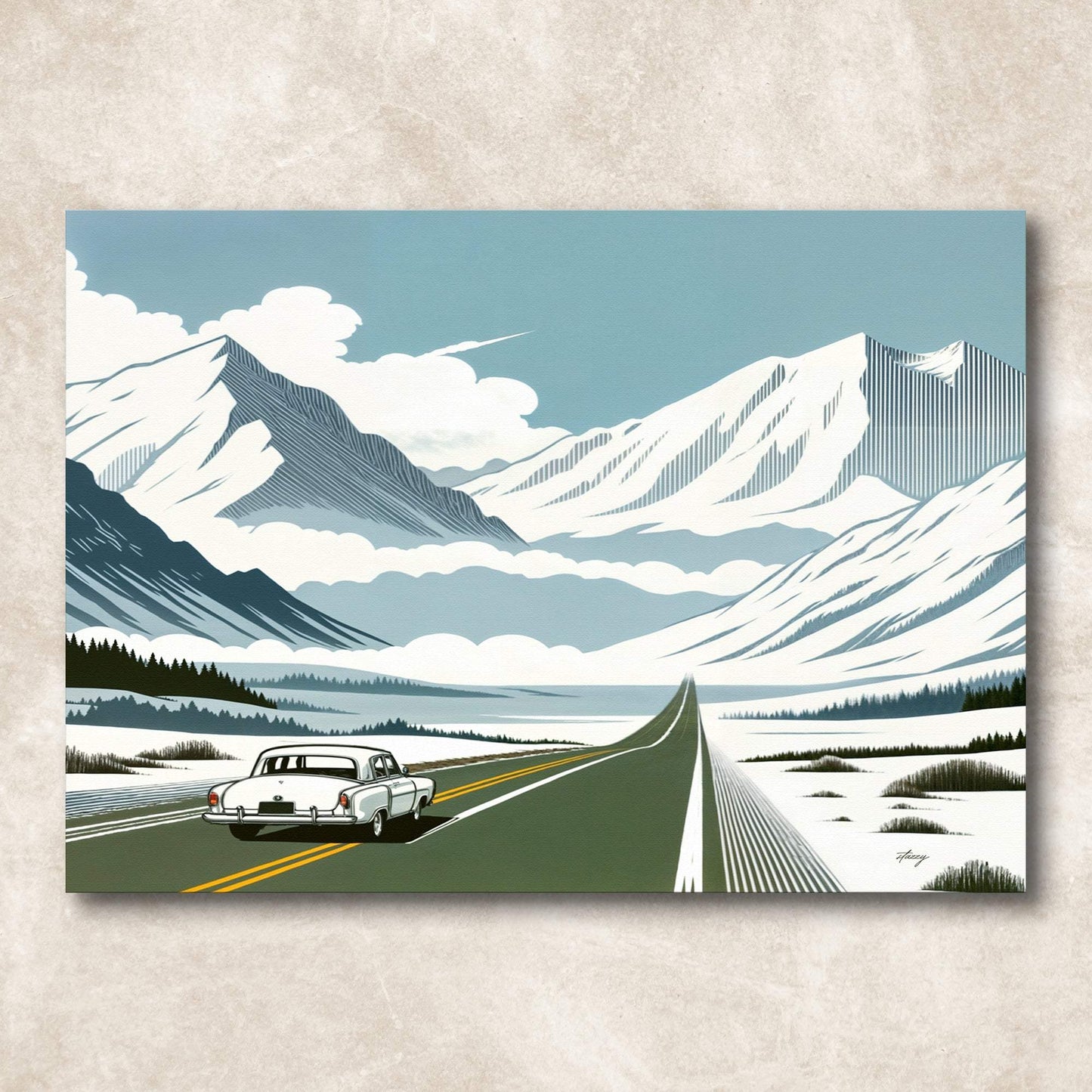 Canvas Print: "Alpine Journey" - Tailored Canvases - Flyclothing LLC