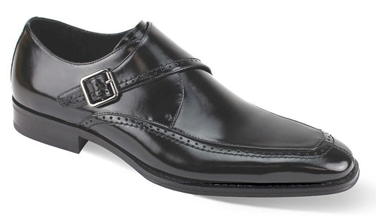Giovanni Amato Mens Black Shoe