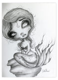 Black Market Art Company Ambra The Mermaid Print