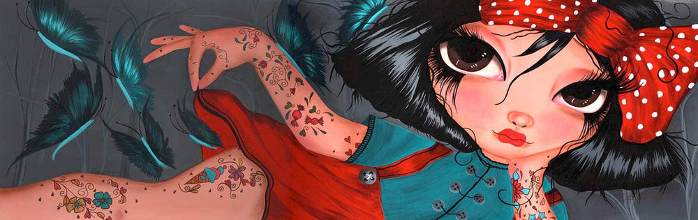 Black Market Art Company Amelie Pinup Print