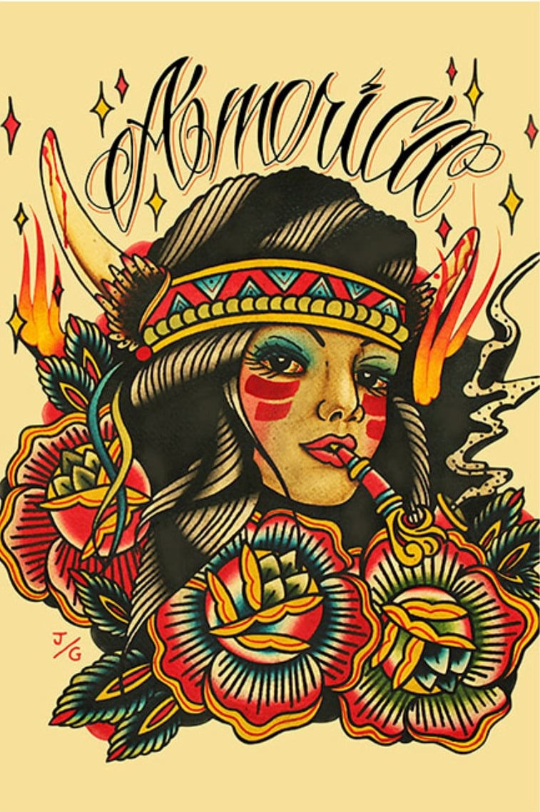 Black Market Art Company America Print