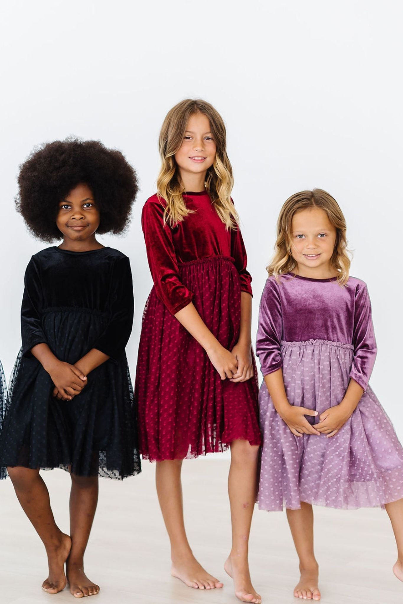 Amethyst Velvet Tutu Dress
