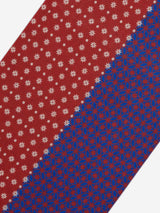 Andrea (red/blue) - Soft and lightweight Italian scarf from 100% wool - Leather Gloves Online - Flyclothing LLC