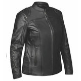Angel - Women's Leather Motorcycle Jacket - Unik Just for Bikers - Flyclothing LLC