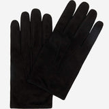 Angelo (black) – Italian suede leather gloves with luxurious cashmere lining