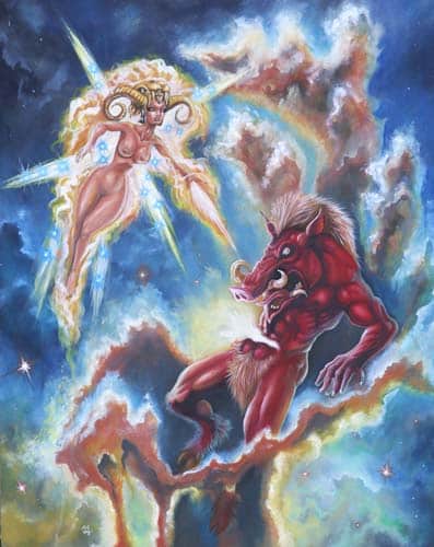Black Market Art Company Angels and Demons Print - Black Market Art Company - Flyclothing LLC