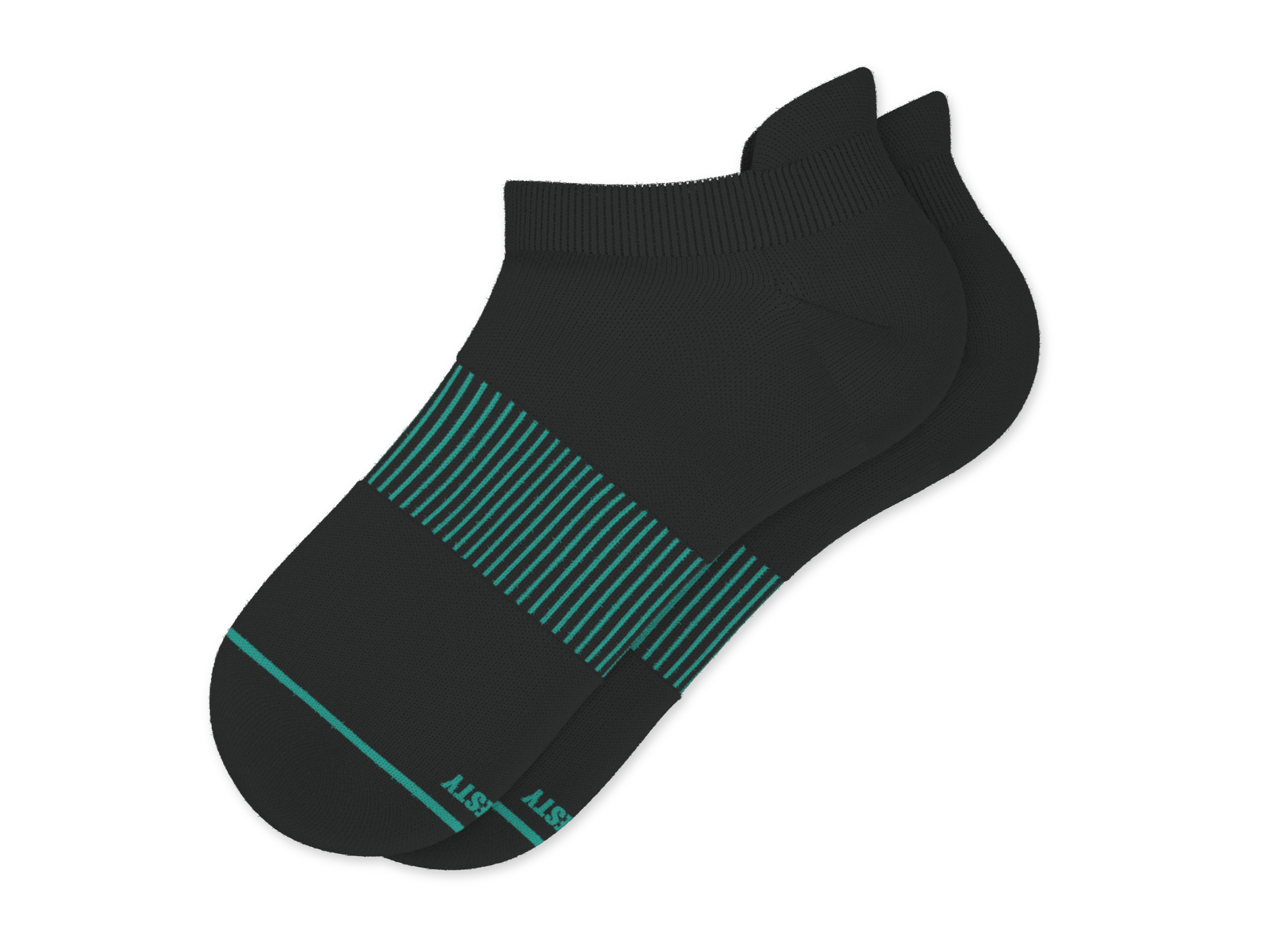 The Threat Level Midnight | Black Stay Weird Heel Hammock™ Ankle Socks - Shinesty