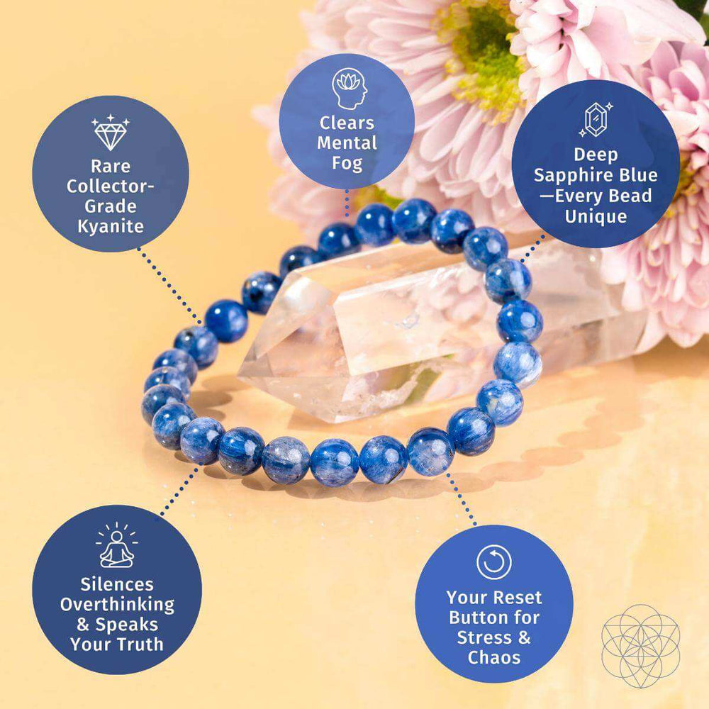 My Truth, My Power – Rare Kyanite Bracelet - Conscious Items - Flyclothing LLC