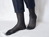 TITTIMITTI® Men’s 100% Mercerized Cotton Filo di Scozia Dress & Trouser Socks — 3-Pack, Made in Italy - tittimitti - Flyclothing LLC