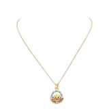 Enamel Easter Egg Basket Pendant Necklace - Madeline Love - Flyclothing LLC