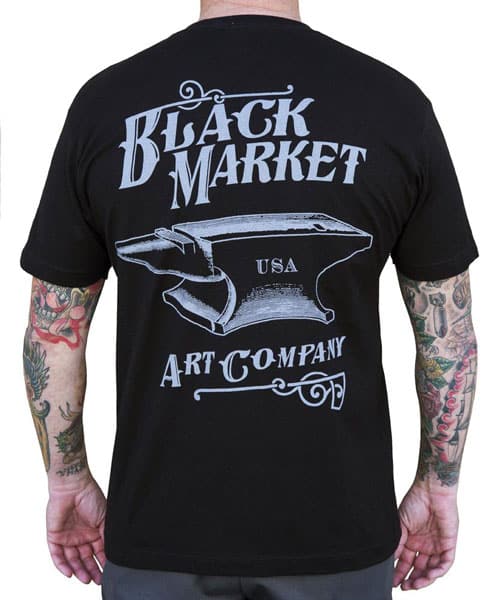 Black Market Art Company Anvil Men's T-Shirt