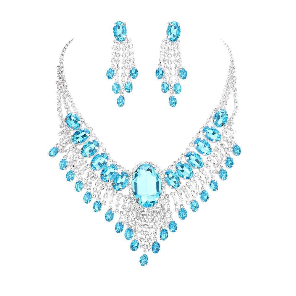 Glass Stone Ephemeral Wings Necklace - Madeline Love - Flyclothing LLC