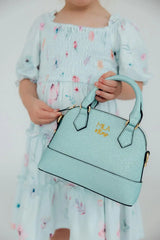 Aqua Glitter Girl's Crossbody Purse - Mila & Rose ® - Flyclothing LLC