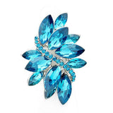 Marquise Crystal Cluster Stretch Ring - Madeline Love - Flyclothing LLC