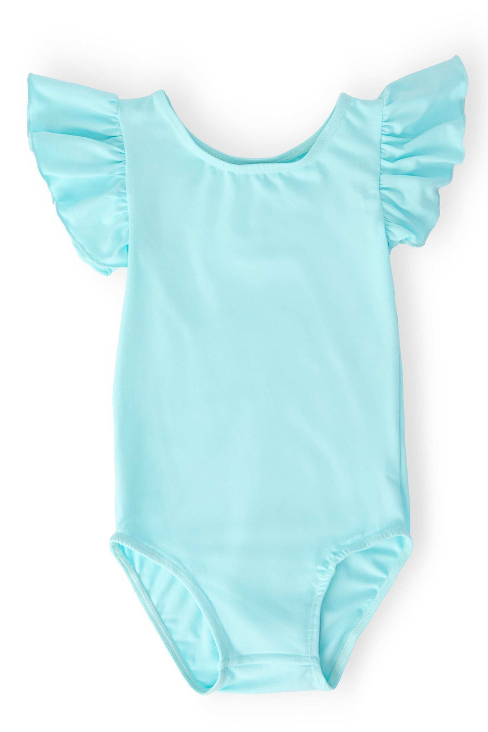 Aqua S/S Flutter Sleeve Leotard - Mila & Rose ® - Flyclothing LLC