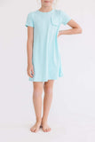 Aqua T-Shirt Dress - Mila & Rose ® - Flyclothing LLC