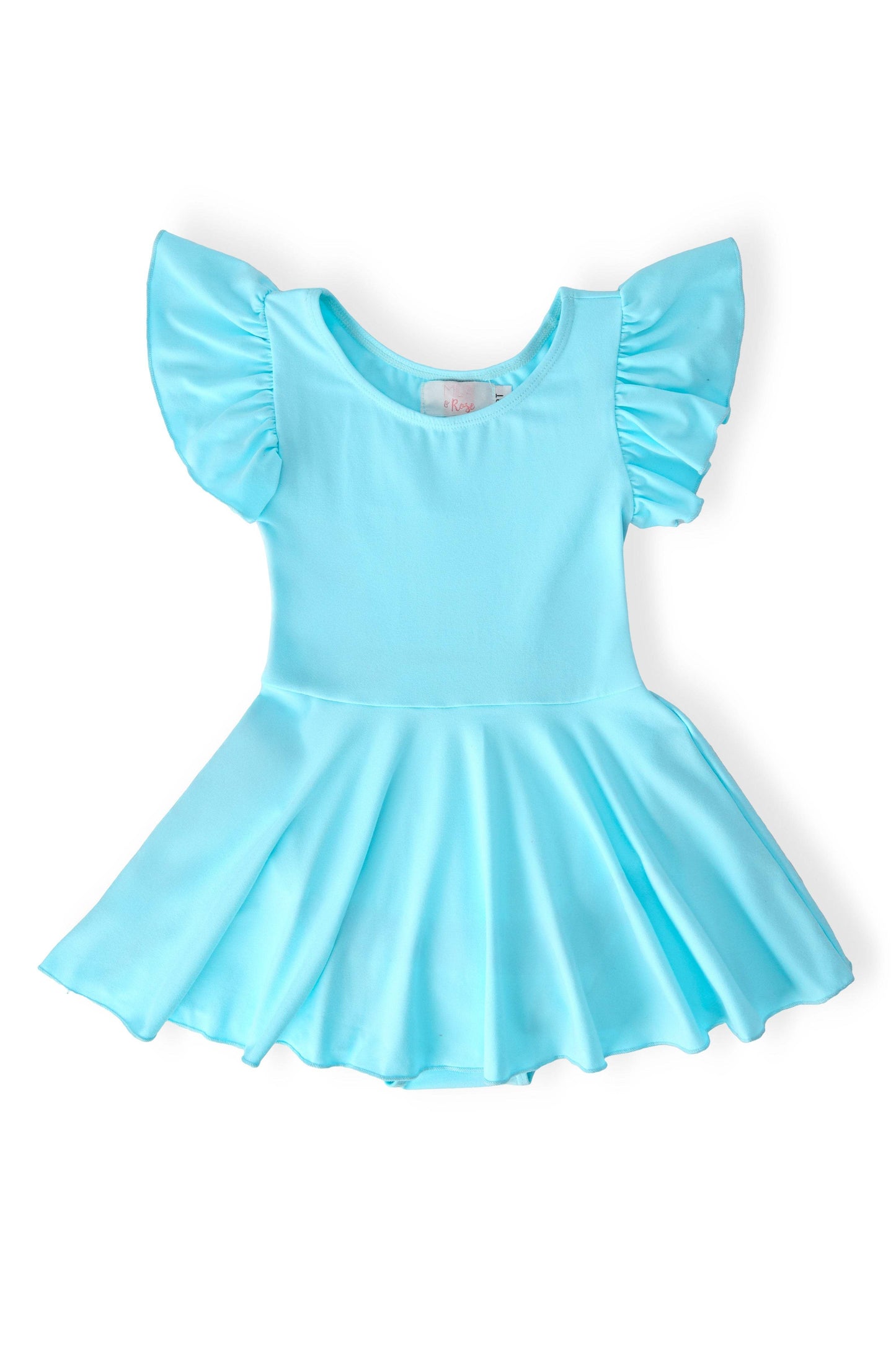 Aqua S/S Twirl Leotard - Mila & Rose ® - Flyclothing LLC