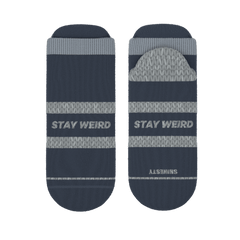 The Arctic | Navy and Grey Heel Hammock™ Ankle Socks - Shinesty