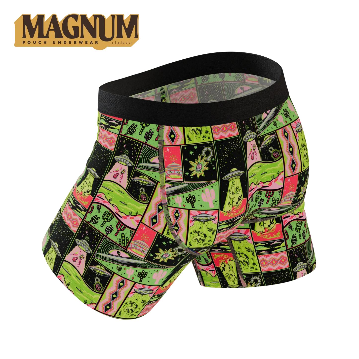 The Area 51 | Retro-Futuristic Alien Ball Hammock® Magnum Big Pouch Underwear - Shinesty - Flyclothing LLC