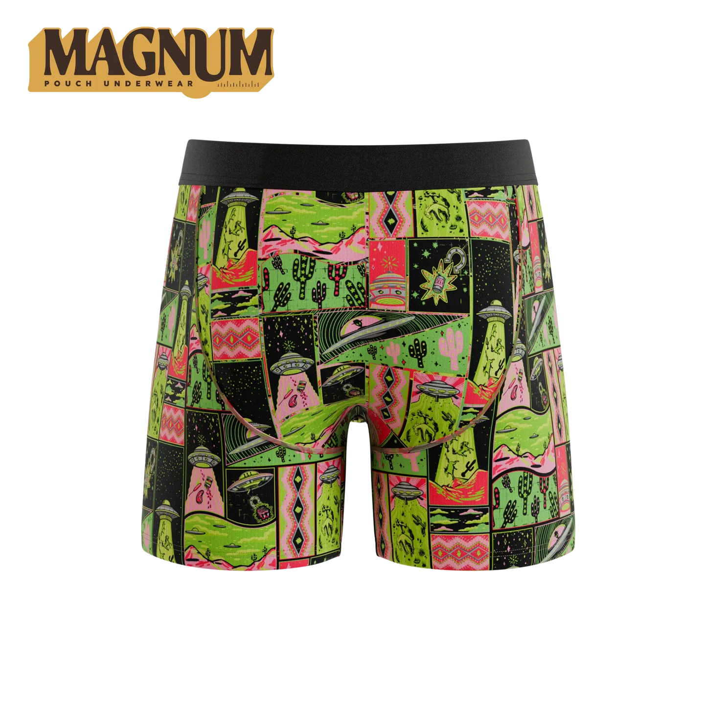 The Area 51 | Retro-Futuristic Alien Ball Hammock® Magnum Big Pouch Underwear - Shinesty - Flyclothing LLC