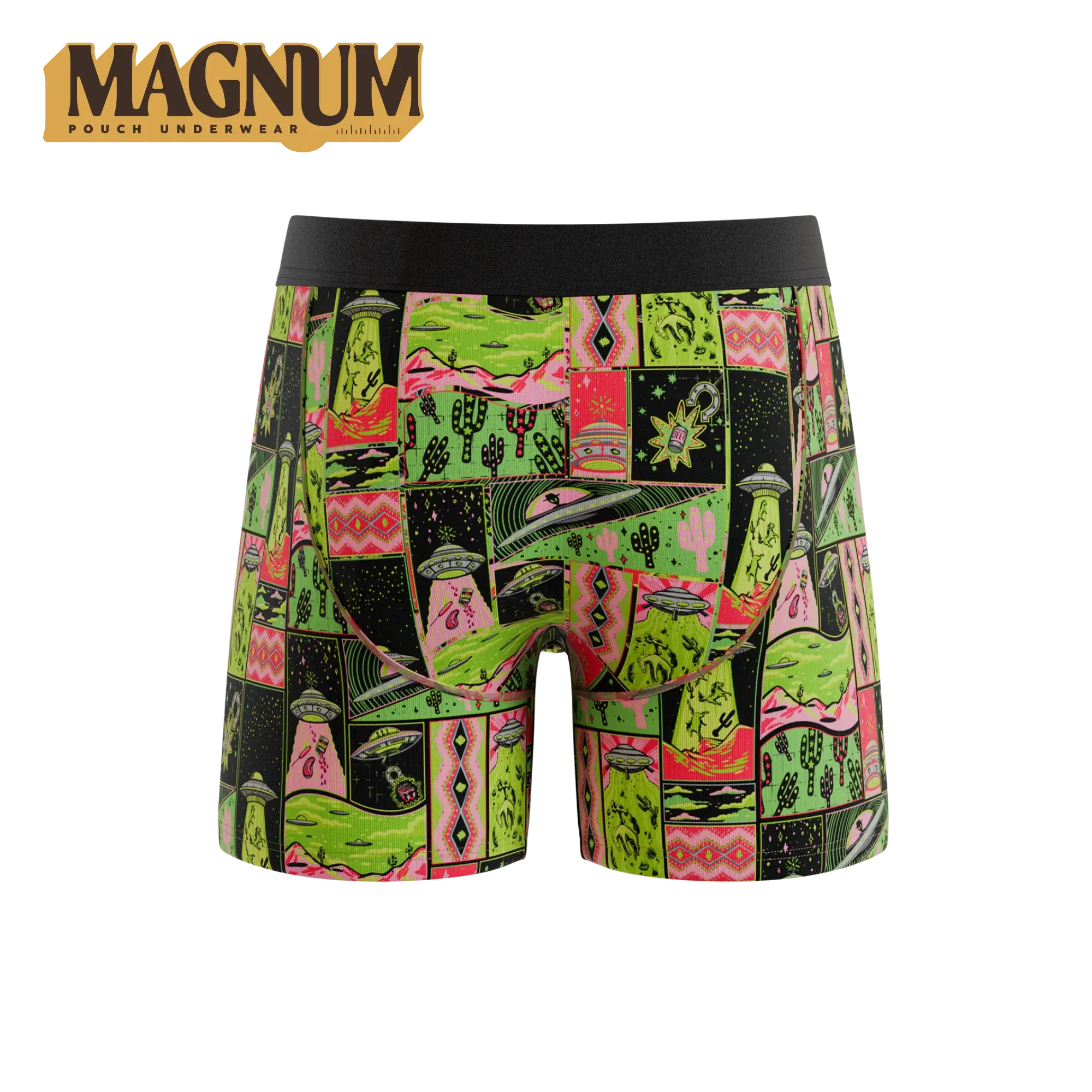 The Area 51 | Retro-Futuristic Alien Ball Hammock® Magnum Big Pouch Underwear - Shinesty - Flyclothing LLC