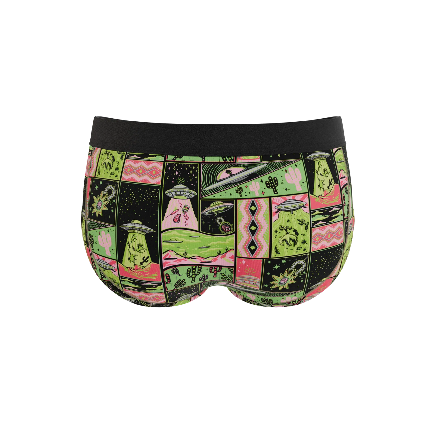 The Area 51 | Retro-Futuristic Alien Ball Hammock® Pouch Underwear Briefs - Shinesty - Flyclothing LLC