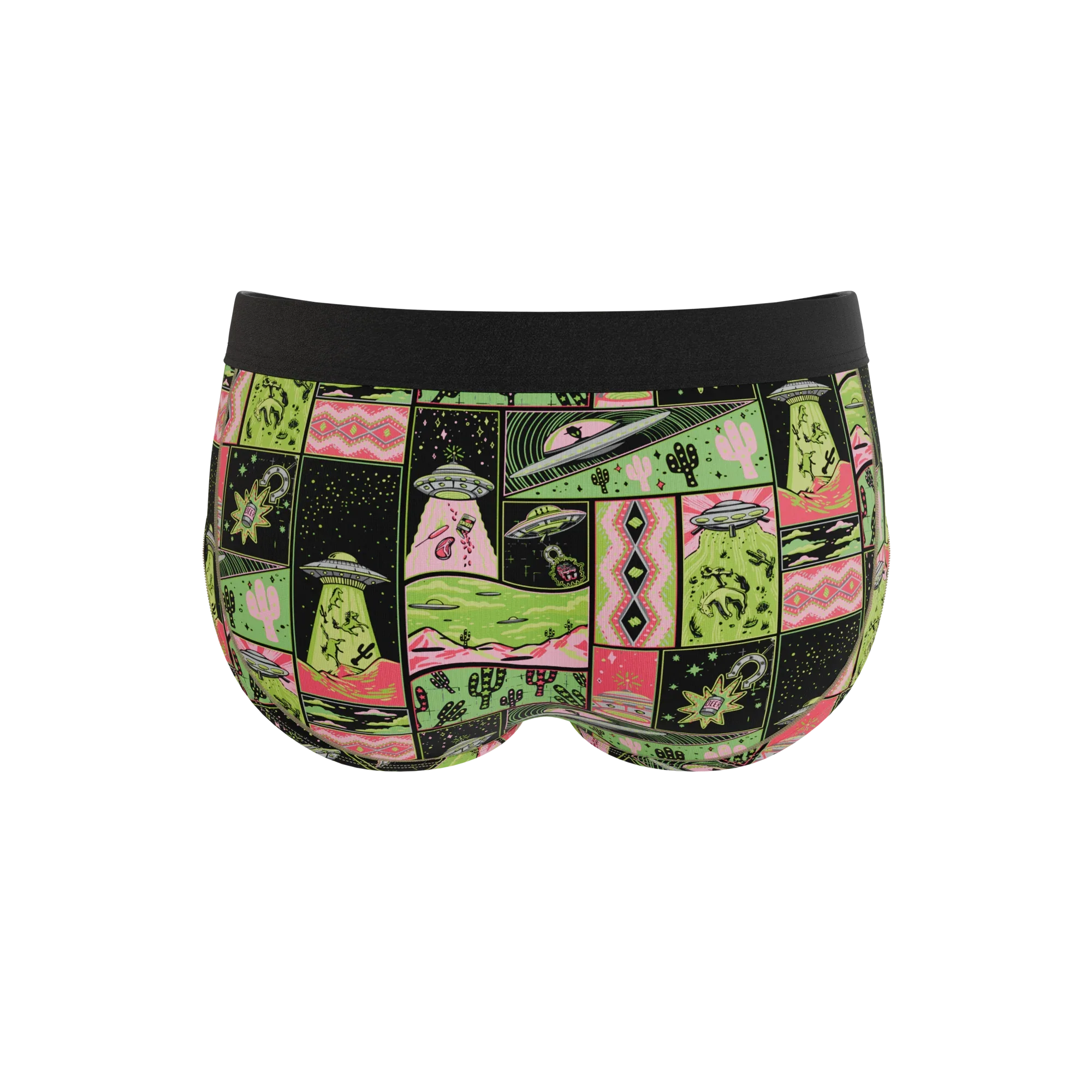 The Area 51 | Retro-Futuristic Alien Ball Hammock® Pouch Underwear Briefs - Shinesty - Flyclothing LLC