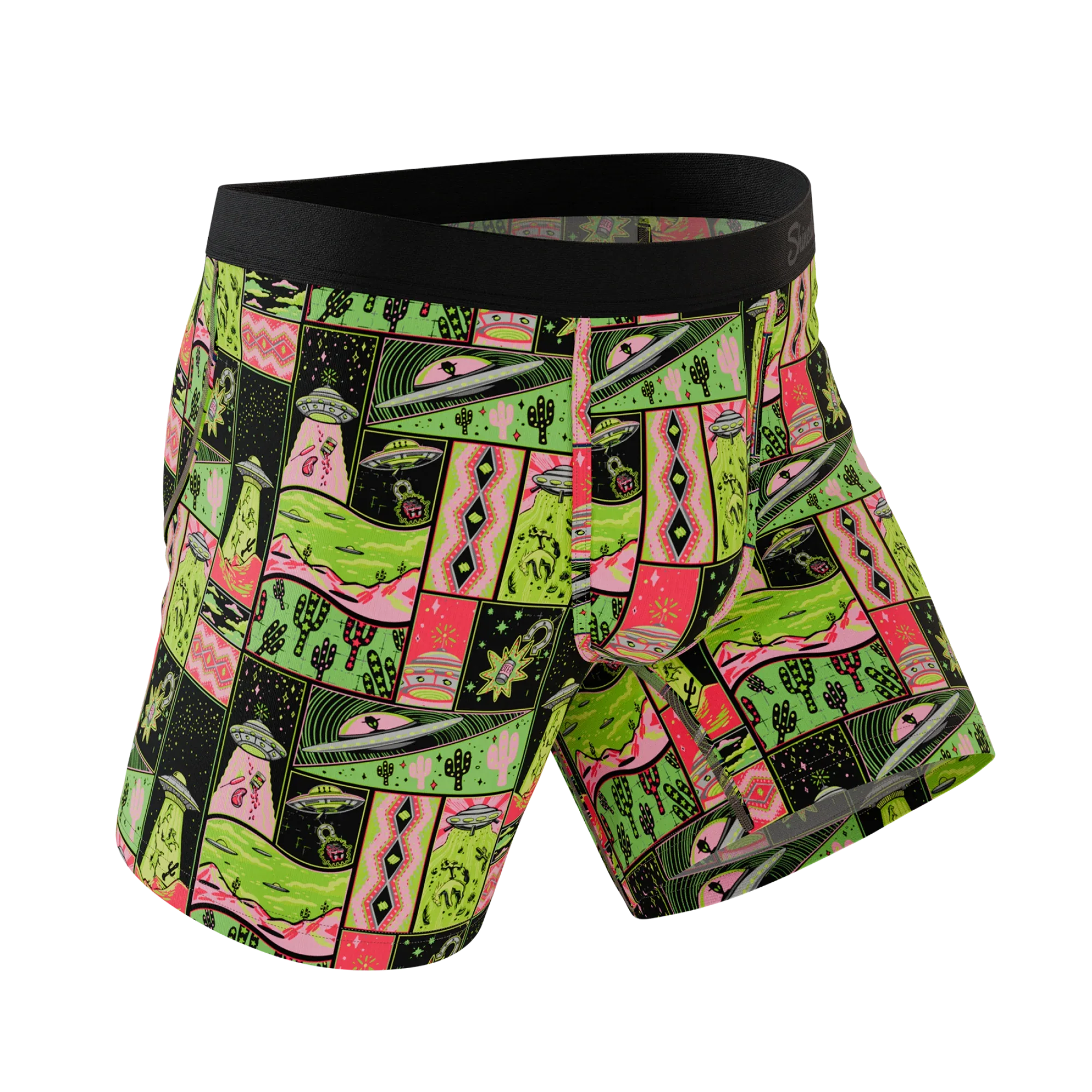 The Area 51 | Retro-Futuristic Alien Ball Hammock® Pouch Underwear - Shinesty - Flyclothing LLC