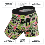 The Area 51 | Retro-Futuristic Alien Long Leg Ball Hammock® Pouch Underwear With Fly - Shinesty - Flyclothing LLC