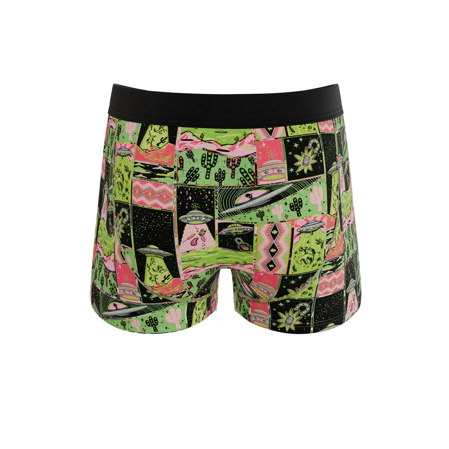 The Area 51 | Retro-Futuristic Alien Ball Hammock® Pouch Trunks Underwear - Shinesty - Flyclothing LLC