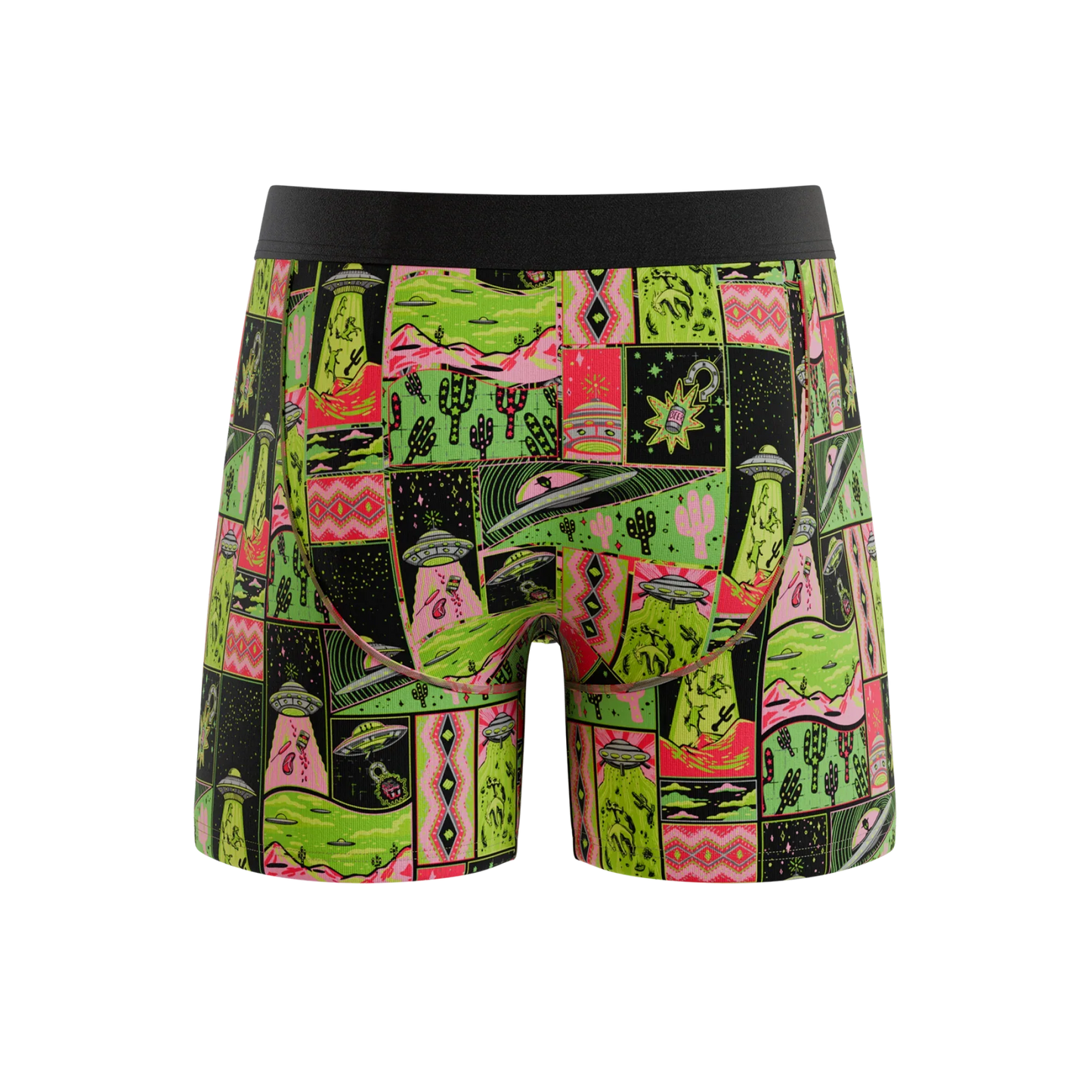 The Area 51 | Retro-Futuristic Alien Ball Hammock® Pouch Underwear With Fly - Shinesty - Flyclothing LLC