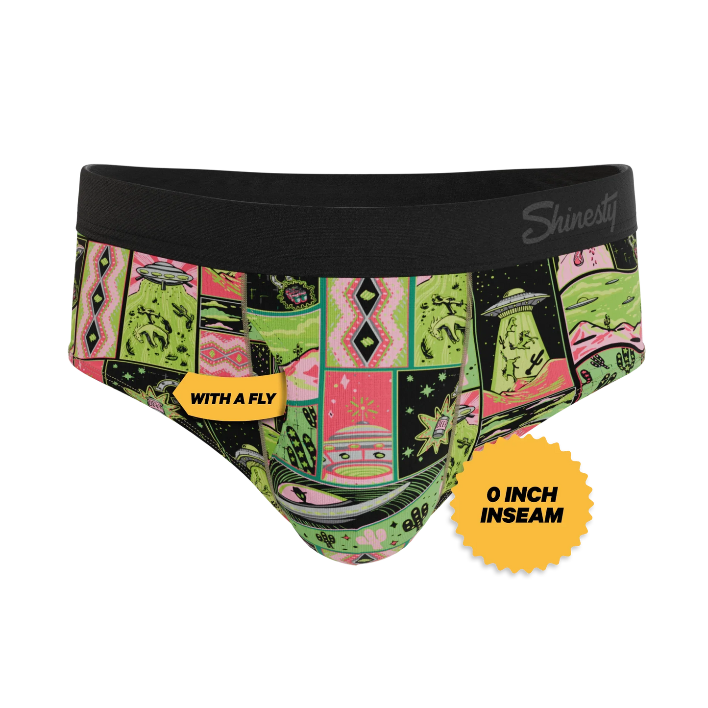 The Area 51 | Retro-Futuristic Alien Ball Hammock® Pouch Underwear Briefs - Shinesty - Flyclothing LLC